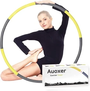 AUOXER Esercizio Fitness GIALLO Hula Hoop - Foto 1 di 3