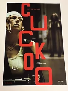 CUCKOO MOVIE 2024 SIGNED AUTOGRAPHED 12X18 PHOTO DAN STEVENS TILMAN SINGER NEON - Picture 1 of 4