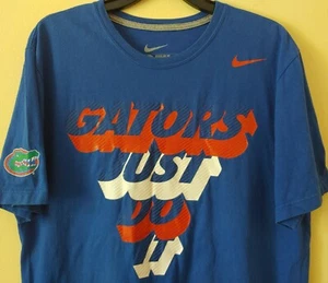 T-Shirt Florida Gators Just Do It Nike - Taglia L - The Nike Tee - SPEDIZIONE GRATUITA - Foto 1 di 6