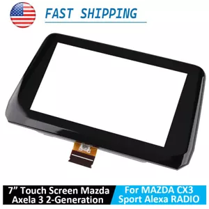 B61A611J0 7" Touch Screen Digitizer Replacement For Mazda 3 GPS Navigation Radio - Foto 1 di 7