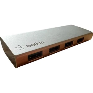 Belkin USB 3.0 4-Port Aluminum Hub F4U073 | Fast Transfer | No Cable - Picture 1 of 6