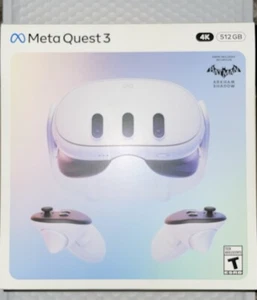 New Meta Quest 3 4K 512GB - w/ Batman Arkham Shadow BUNDLE - SEALED - Picture 1 of 2