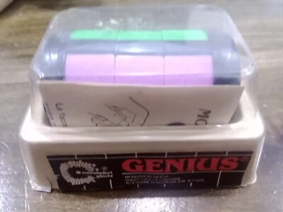 GENIUS THE CRAZY BARREL CON MILIONI DI COMBINAZIONI MONDADORI GIOCHI VINTAGE 80s - Immagine 1 di 4