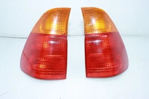 00-03 E53 BMW X5 TAIL LIGHTS LAMPS PAIR LEFT & RIGHT AMBER T3388 - Picture 1 of 17
