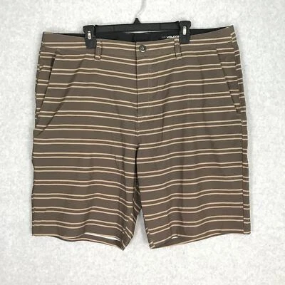 Volcom Shorts Mens Size 40 Hybrid Chino Surf Turf Water Repellant Board Unlined - Image 1 of 4