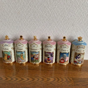 Disney Lenox Gewürzglas 6er Set Sellerie Muskat Zwiebel Zimt Kümmel Meerrettich - Bild 1 von 5