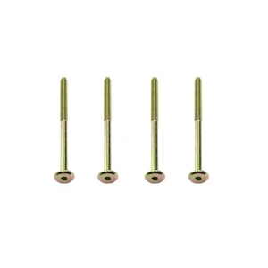 M6 6mm 120mm Long Furniture Connecting Bolts Hex Allen Key Flathead- Beds Cots - Picture 1 of 4