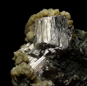 ARSENOPIRITE & SIDERITE & MOSCOVITE ----- PORTOGALLO - Miniera di Panasqueira /pj580 - Foto 1 di 18