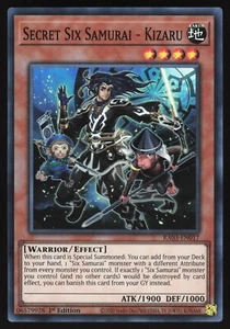 Secret Six Samurai - Kizaru - RA03-EN017 - Super Rare - 1st Edition Yugioh - Picture 1 of 1