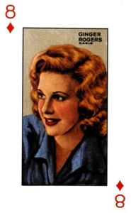 Ginger Rogers-Screen Legends Playing Trading Card - Bild 1 von 2