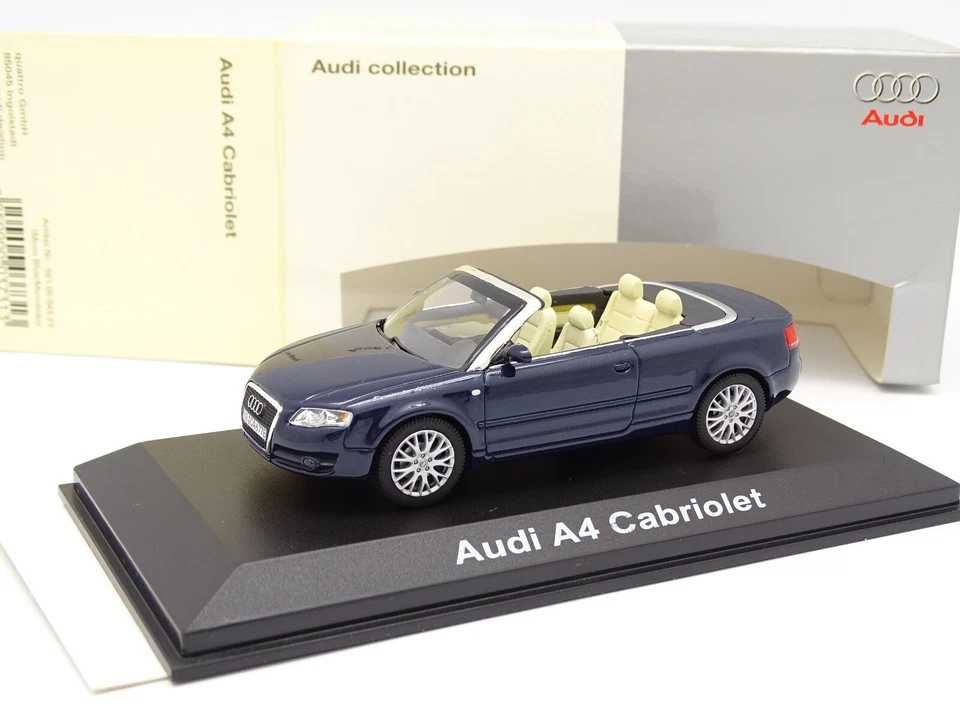 Norev 1/43 - Audi A4 Cabriolet Blu 2006 - Immagine 1 di 1