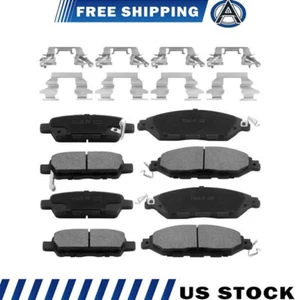 Front Rear Ceramic Brake Pad for 2015 - 2018 Nissan Murano 2013 -2017 Pathfinder - Picture 1 of 5