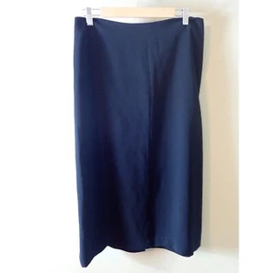 French Connection Satin Midi Skirt Size 10 Black - Picture 1 of 7