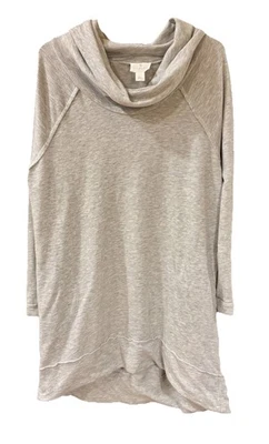Sudadera CASLON By NORDSTROM Manga Larga Capucha Cuello Gris Bolsillos Grandes Foto 1 de 3