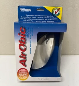 AirObic 2 Computer Ergonomically Functional Left-handed Mouse NEW NIB - Picture 1 of 7