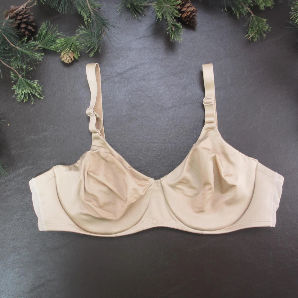 Sujetador Playtex Mujer 38C Beige Con Aros Cobertura Completa Sin Forro Ajustable 4718 Foto 1 de 4
