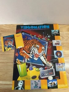 ORIGINAL Nintendo NES VIDEOMATION Instruction Booklet Manual Book Only + Poster - Picture 1 of 4