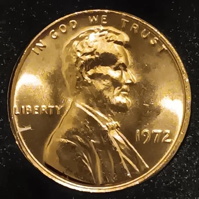 1972  RD  DDO-004 / FS-104 (033.54) Lincoln Penny Cent - Image 1 of 4