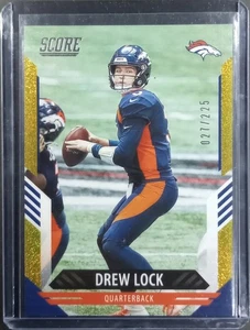 2021 Score Drew Lock #215 Gold /225 - Bild 1 von 3