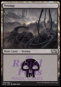 Swamp #258 2x FOIL MTG M15 Core Set Basic Land COMO NUEVO negro - Imagen 1 de 1