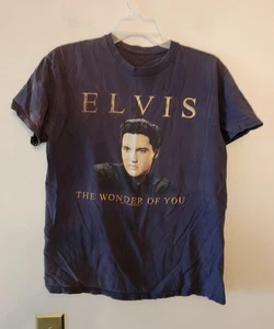 Camiseta Elvis Desteñida Negra Gráfica Talla Hombre Mediana - Imagen 1 de 5