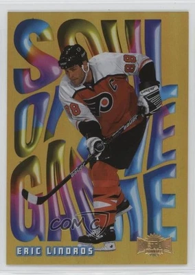 2023-24 Skybox Metal Universe Soul of the Game Gold /99 Eric Lindros #33 HOF - Image 1 of 2