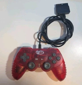 PlayStation 2 PS2 - Mad Catz Control Pad Pro Controller - Clear Red - 8216 - Picture 1 of 3