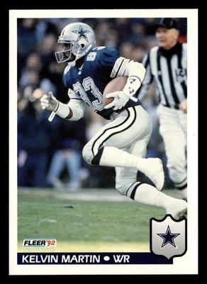 Kelvin Martin 1992 Fleer #85 Dallas Cowboys FREE SHIPPING *090 - Image 1 of 2