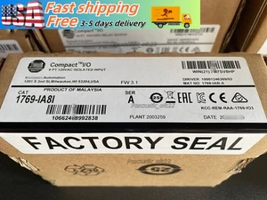 1769-IA8I /A AB CompactLogix 120VAC Isolated Input 1769-IA8I New Factory Sealed - Picture 1 of 1