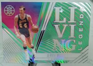 Jerry West 2020-21 Panini Illusions Living Legends Green #20 - Picture 1 of 2