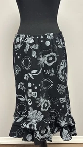 Maxi falda tejida de algodón floral Fresh Produce talla M - Imagen 1 de 6