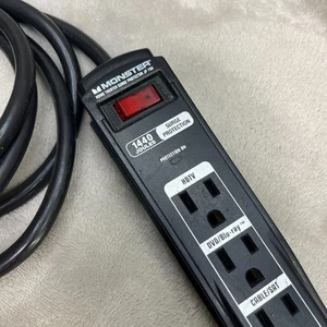 MONSTER HOME THEATER SURGE PROTECTOR JP 700 PWR-STRIP 1800W 1440J EXCLNT CONDTN - Picture 1 of 13