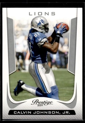 2011 Panini Prestige Calvin Johnson Detroit Lions #65 - Image 1 of 2