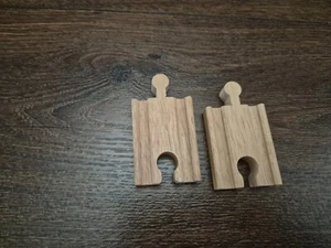 BigJigs Mini Wooden Straight Track Pieces X 2 - Picture 1 of 1