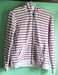 Tog24 Ladies UK12 Hoddie Light Purple and Purple Stripes in Very Good Condition - Picture 1 of 4