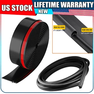 Combo RV Slide Out Seal 1'x15/16'x35' D-Seal Wiper & 1/2'x 2.75' x 35’ Seal Base - Picture 1 of 15