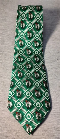 NBA Boston Celtics Logo Silk Neck Tie Irish Club Leprechaun Basketball Cover