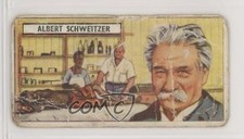 1965 Lyons Maid Famous People Albert Schweitzer #4 0ad
