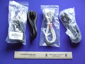 FOUR 2-PIN EUROPEAN POWER LEADS - Afbeelding 1 van 9