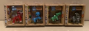 Stikbot Pets Lot of 4 Rhino Lion Horse Elephant (2017). NEW - Picture 1 of 5
