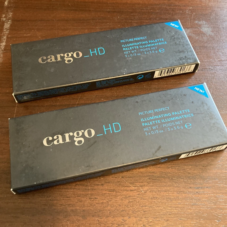 2-CARGO- HD Picture Perfect Illuminating Palette 3x3.6g/0.13oz - Free Shipping - Image 1 of 4