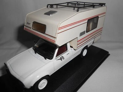 CAMPING CAR PEUGEOT 504 DANGEL AZUR DE 1983  1/43ème  - - Photo 1/2