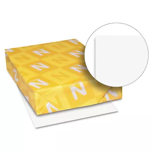 Neenah Paper Exact Vellum Bristol copertina stock 67 libbre. 8-1/2 x 11 bianco 250 - Foto 1 di 5