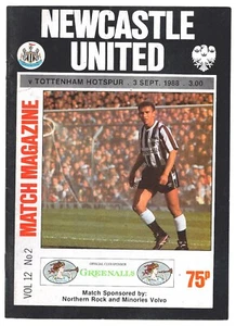 Newcastle United v Tottenham Hotspur 1988-1989 Division One 03/09/1988 - Picture 1 of 1