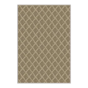 Koeckritz Jardin Tan & Beige Diamond Pattern 30oz Berber Indoor Area Rug - Picture 1 of 7