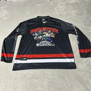 Primitive x My Hero Academia Black Hockey Jersey Size XL - Picture 1 of 9