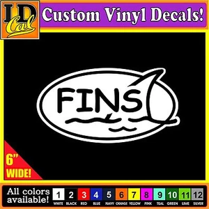 Jimmy Buffett Parrothead Fins vinyl decal stickers - Bild 1 von 1