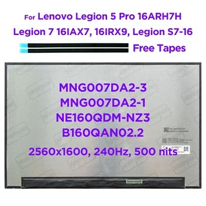 16.0-inch LCD Screen MNG007DA2-3 2-1 NE160QDM-NZ3 B160QAN02.2 2560x1600 240Hz - Picture 1 of 3