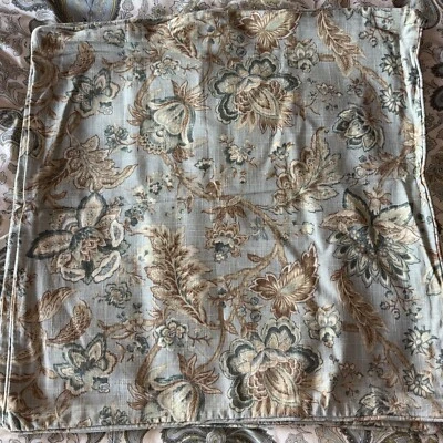 Raymond Waites Mandara Mill Creek Europa Tela de Lino 26”x26” Almohada Falsa Lote 3 Foto 1 de 3