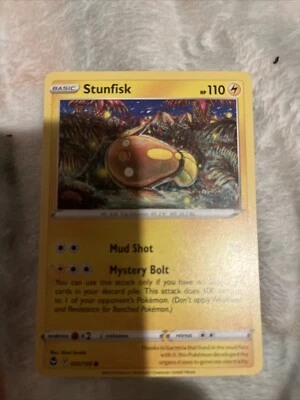 Stunfisk 055/195 Swsh12: Sword & Shield - Silver Tempest Reverse Holo - Image 1 of 4